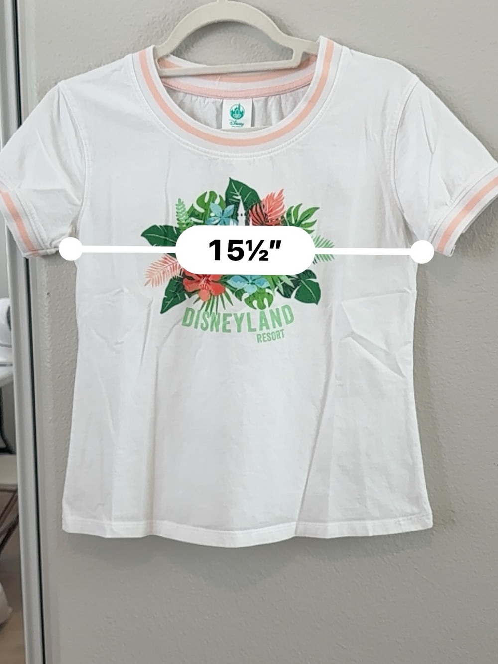Disneyland Tropical Graphic Tee and Matching Light Weight Leaf Print Sweatshirt - Picture 6 of 7